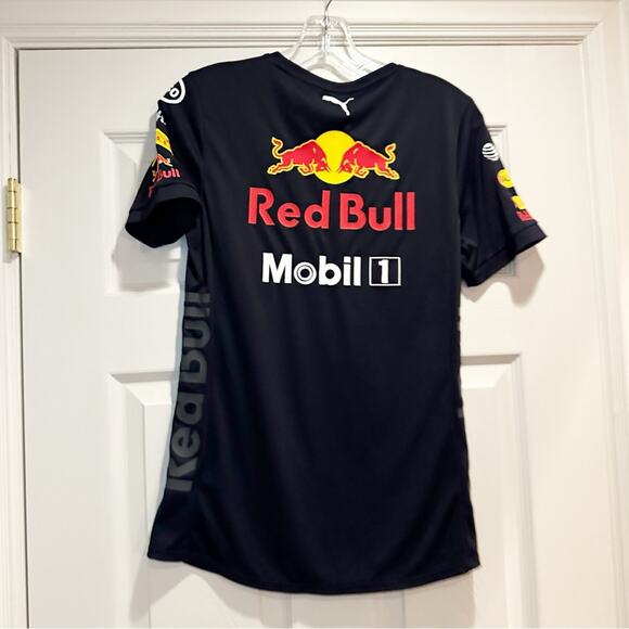 PUMA Red Bull Aston Martin Soccer Futbol Activewear Track Team Tee Shirt XS NWT - Picture 5 of 16
